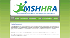 Desktop Screenshot of missouri-mshhra.org